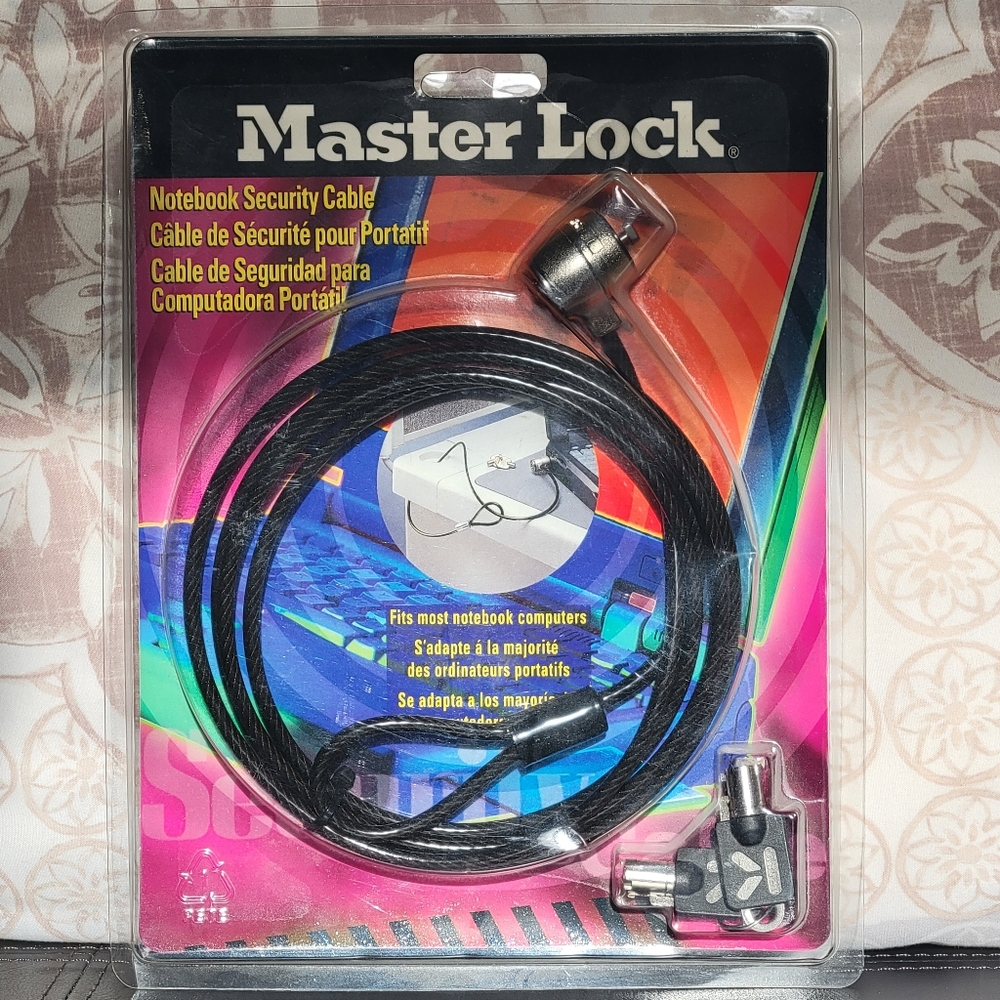 Master Lock Notebook Security Cable